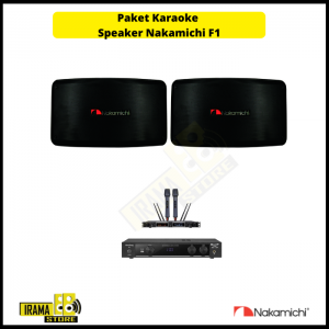 Paket Karaoke Speaker Nakamichi F1 - Murah